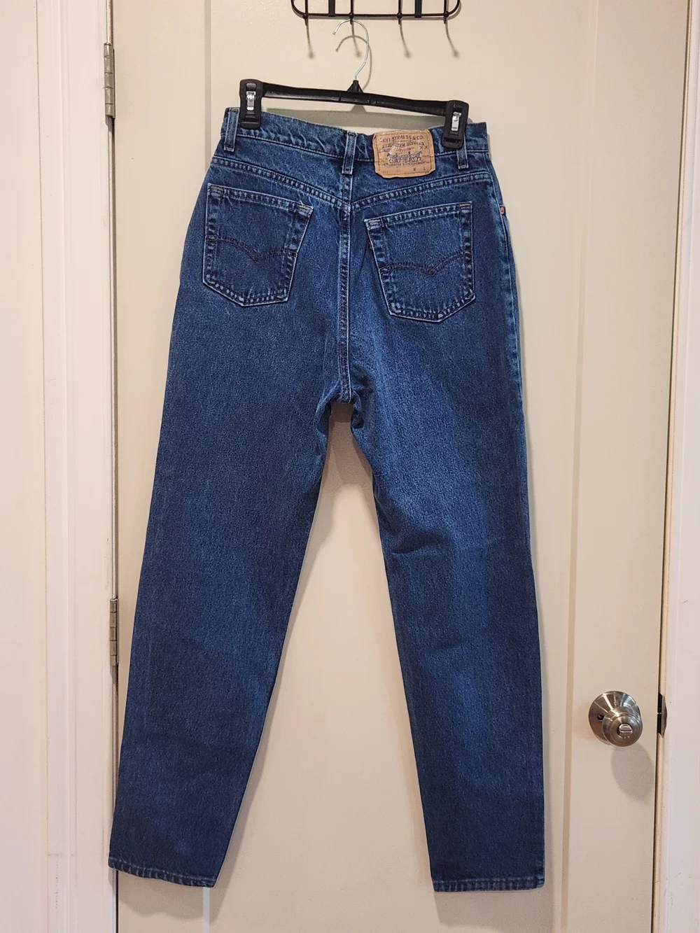 Vintage 90s Levi's Jeans Blue Label High Rise Taper Made in USA 26